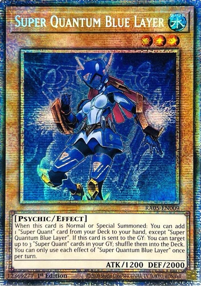 Super Quantum Blue Layer (Starlight Rare) RA05-EN009 card from Rarity Collection 5