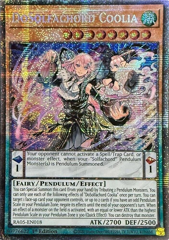 DoSolfachord Coolia (Starlight Rare) RA05-EN018 card from Rarity Collection 5