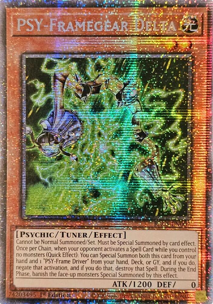 PSY-Framegear Delta (Starlight Rare) RA05-EN007 card from Rarity Collection 5