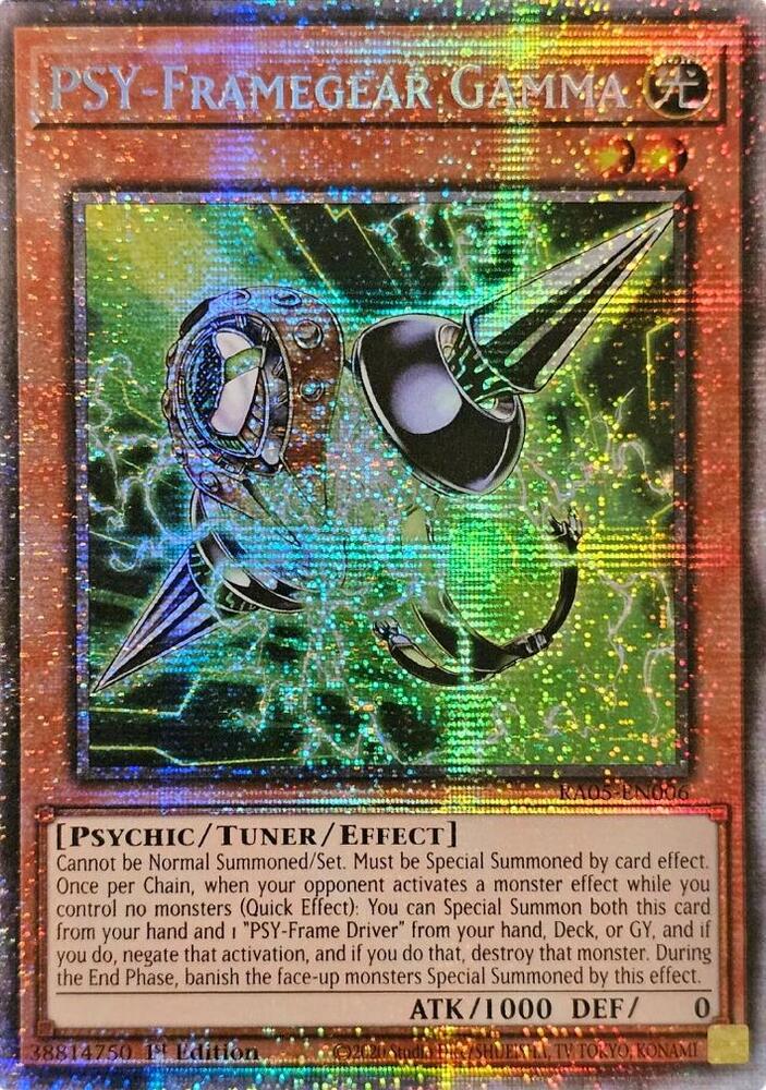 PSY-Framegear Gamma (Starlight Rare) RA05-EN006 card from Rarity Collection 5
