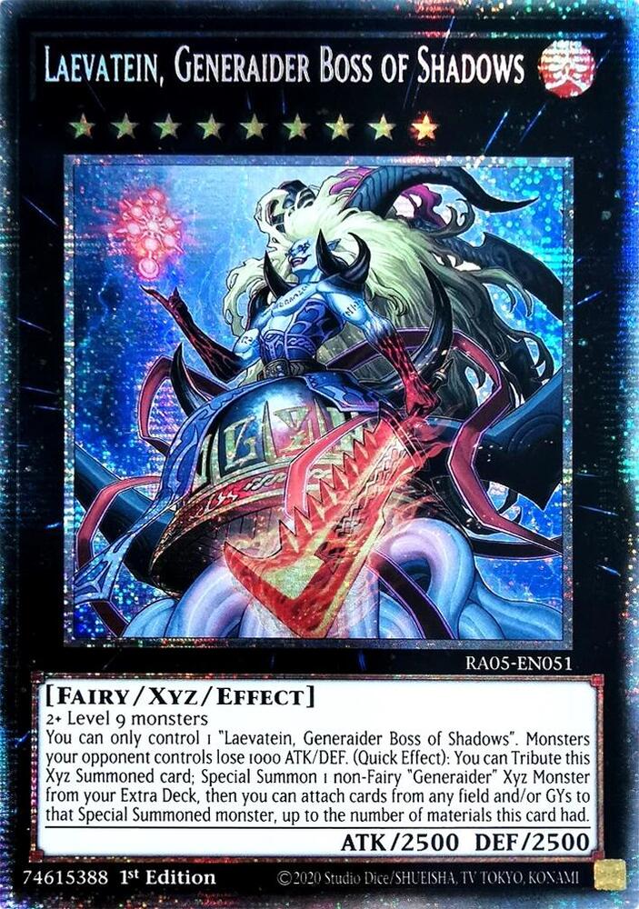 Laevatein, Generaider Boss of Shadows (Starlight Rare) RA05-EN051 card from Rarity Collection 5