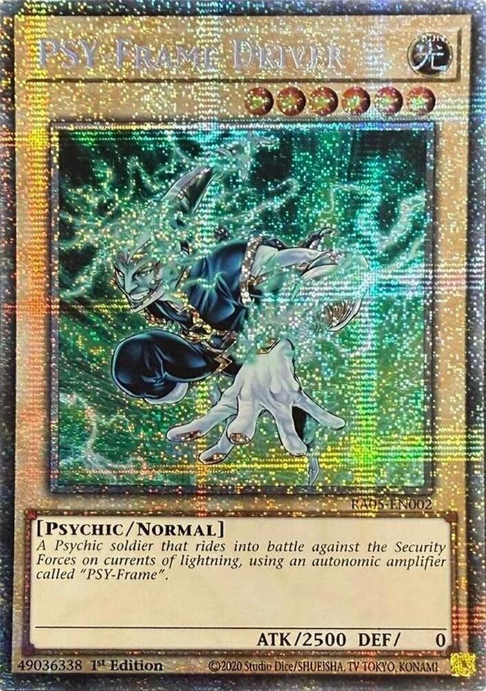 PSY-Frame Driver (Starlight Rare) RA05-EN002 card from Rarity Collection 5