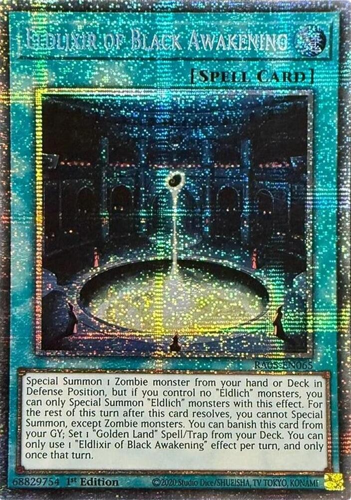 Eldlixir of Black Awakening (Starlight Rare) RA05-EN065 card from Rarity Collection 5