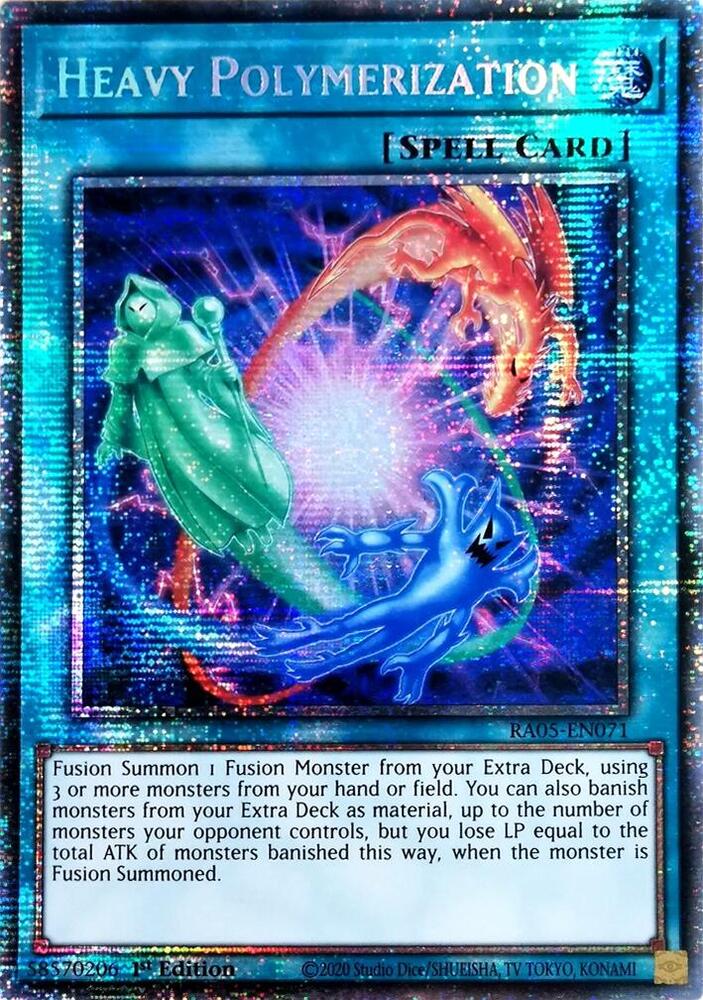 Heavy Polymerization (Starlight Rare) RA05-EN071 card from Rarity Collection 5