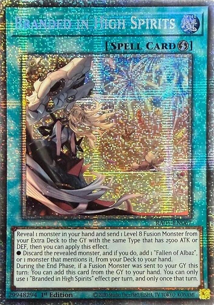 Branded in High Spirits (Starlight Rare) RA05-EN067 card from Rarity Collection 5