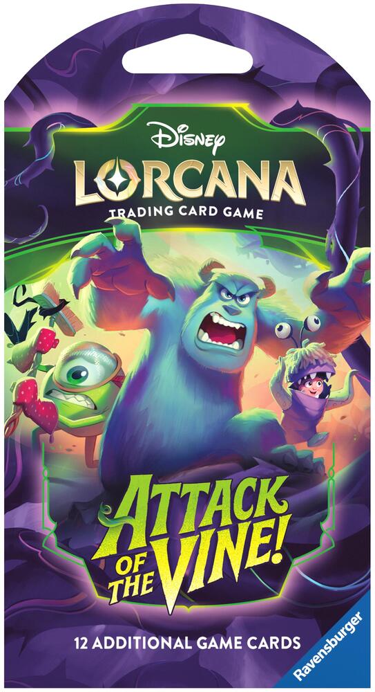 Disney Lorcana: Attack of the Vine! Sleeved Booster Pack card from Attack of the Vine!