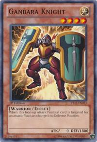 Ganbara Knight YS13-EN013 card from Super Starter: V for Victory