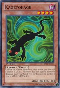 Kagetokage YS13-EN016 card from Super Starter: V for Victory