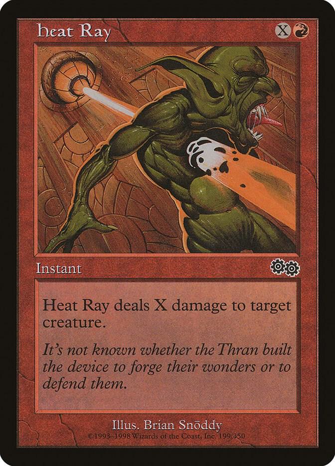 Heat Ray 199 card from Urza's Saga
