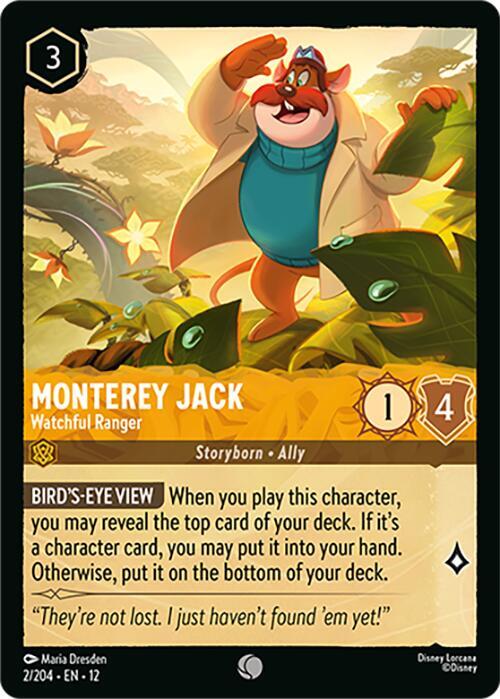 Monterey Jack - Watchful Ranger 2/204 card from Wilds Unknown