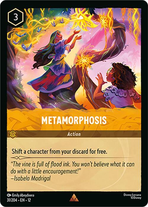 Metamorphosis 31/204 card from Wilds Unknown