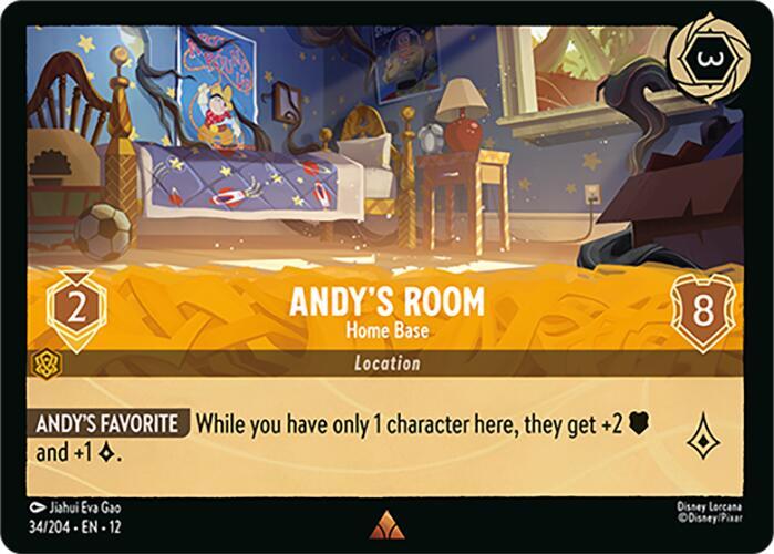 Andy's Room - Home Base 34/204 card from Wilds Unknown