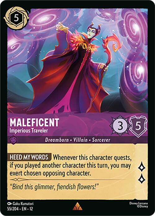 Maleficent - Imperious Traveler 55/204 card from Wilds Unknown