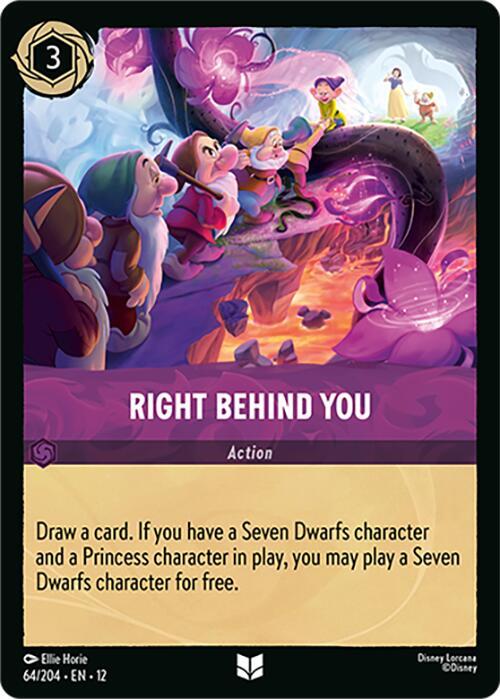 Right Behind You 64/204 card from Wilds Unknown