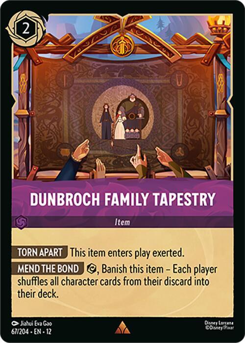 DunBroch Family Tapestry 67/204 card from Wilds Unknown