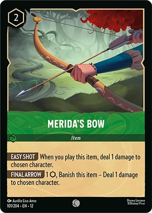 Merida's Bow 101/204 card from Wilds Unknown
