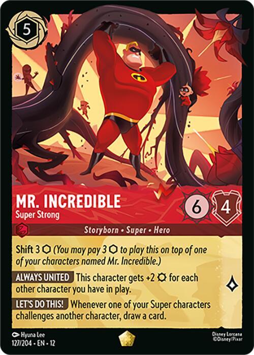 Mr. Incredible - Super Strong 127/204 card from Wilds Unknown