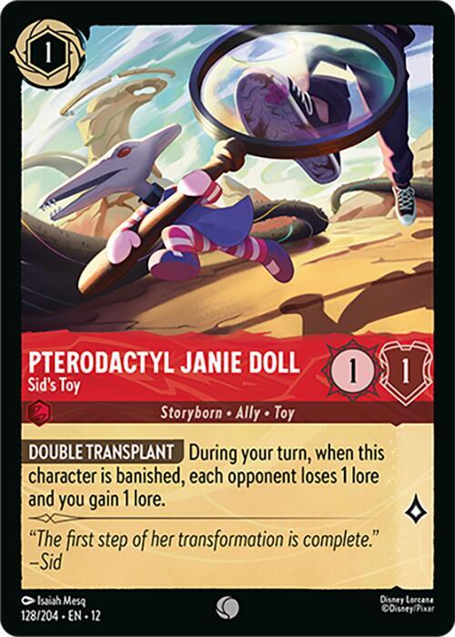 Pterodactyl Janie Doll - Sid's Toy 128/204 card from Wilds Unknown