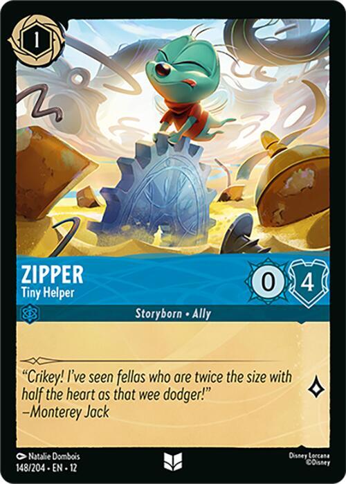 Zipper - Tiny Helper 148/204 card from Wilds Unknown