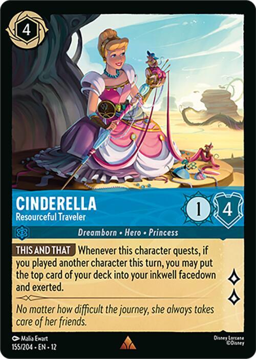 Cinderella - Resourceful Traveler 155/204 card from Wilds Unknown
