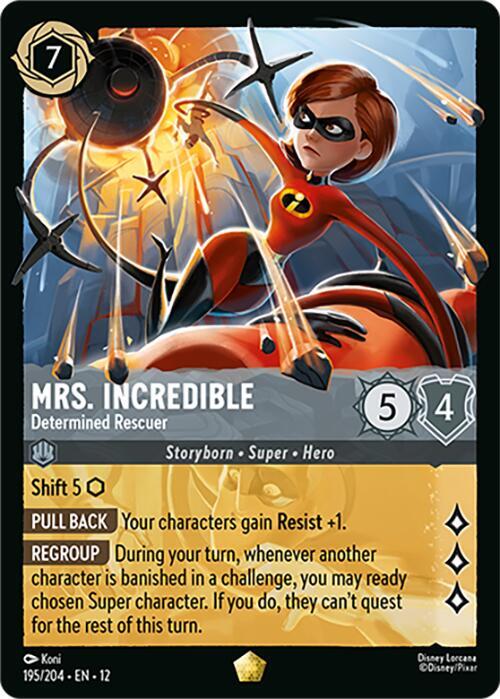 Mrs. Incredible - Determined Rescuer 195/204 card from Wilds Unknown