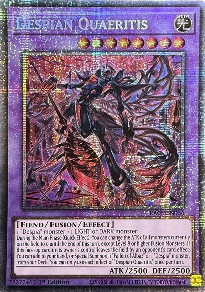 Despian Quaeritis (Starlight Rare) RA05-EN036 card from Rarity Collection 5