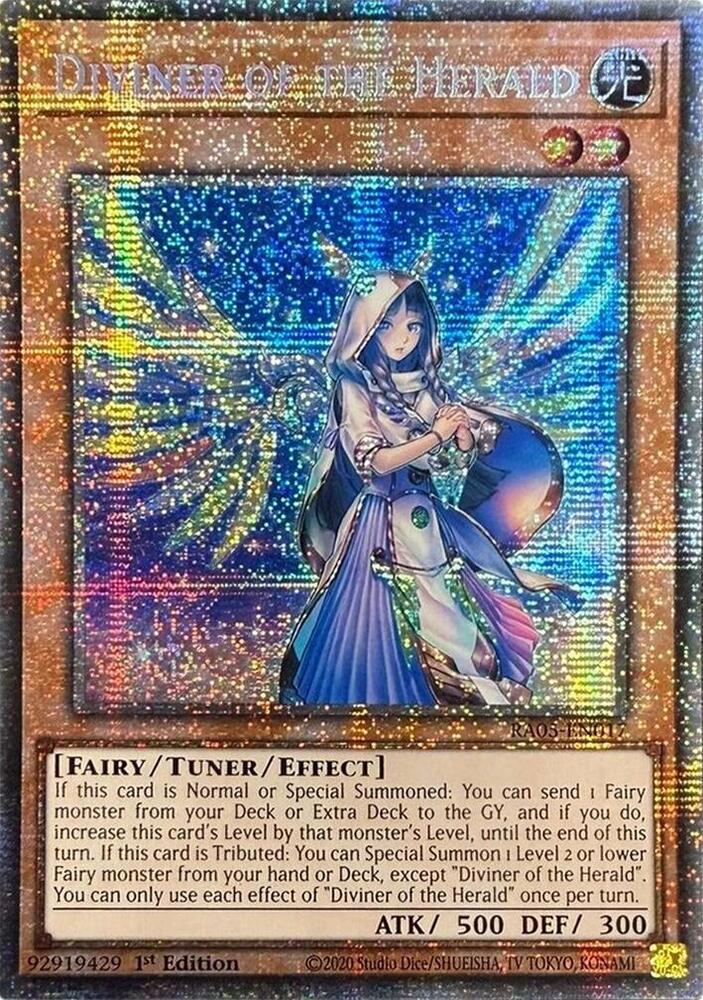 Diviner of the Herald (Starlight Rare) RA05-EN017 card from Rarity Collection 5