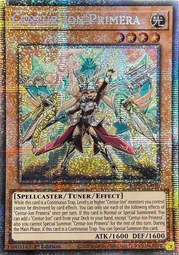 Centur-Ion Primera (Starlight Rare) RA05-EN030 card from Rarity Collection 5