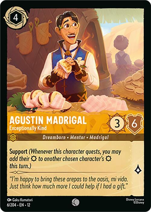 Agustin Madrigal - Exceptionally Kind 6/204 card from Wilds Unknown