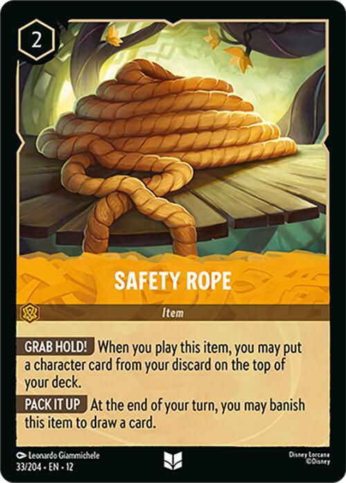Safety Rope 33/204 card from Wilds Unknown