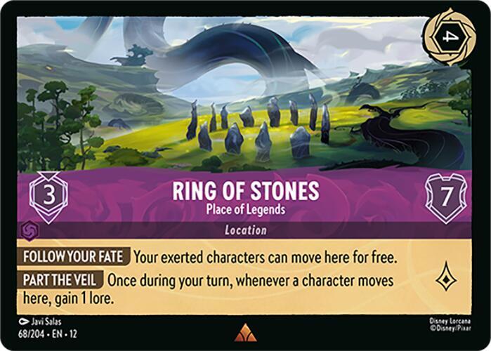 Ring of Stones - Place of Legends 68/204 card from Wilds Unknown