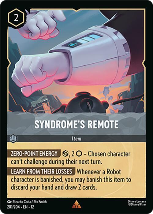 Syndrome's Remote 201/204 card from Wilds Unknown