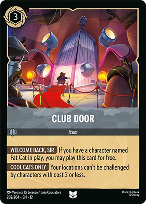 Club Door 202/204 card from Wilds Unknown