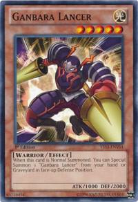 Ganbara Lancer YS13-ENV04 card from Super Starter: V for Victory Power-Up Pack