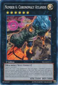 Number 6: Chronomaly Atlandis YS13-ENV11 card from Super Starter: V for Victory Power-Up Pack