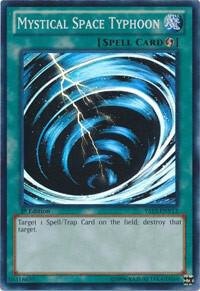 Mystical Space Typhoon YS13-ENV12 card from Super Starter: V for Victory Power-Up Pack