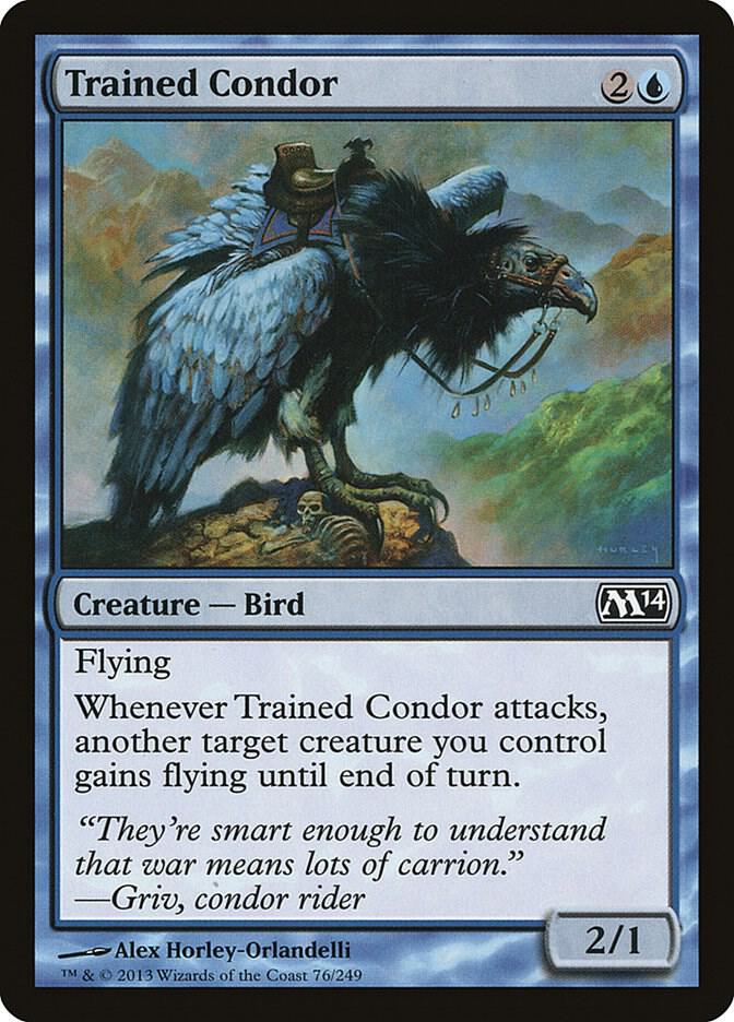 Trained Condor 76 card from Magic 2014 (M14)