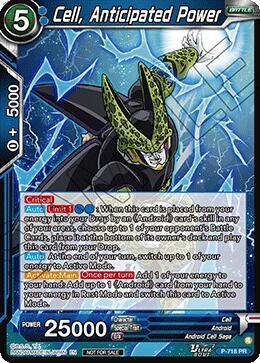 Cell, Anticipated Power (Deluxe Pack 2026 Vol.1) P-718 card from Tournament Promotion Cards