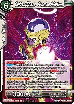 Golden Frieza, Promised Return (Deluxe Pack 2026 Vol.1) P-720 card from Tournament Promotion Cards