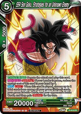 SS4 Son Goku, Strategies for an Unknown Enemy (Deluxe Pack 2026 Vol.1) P-619 card from Tournament Promotion Cards