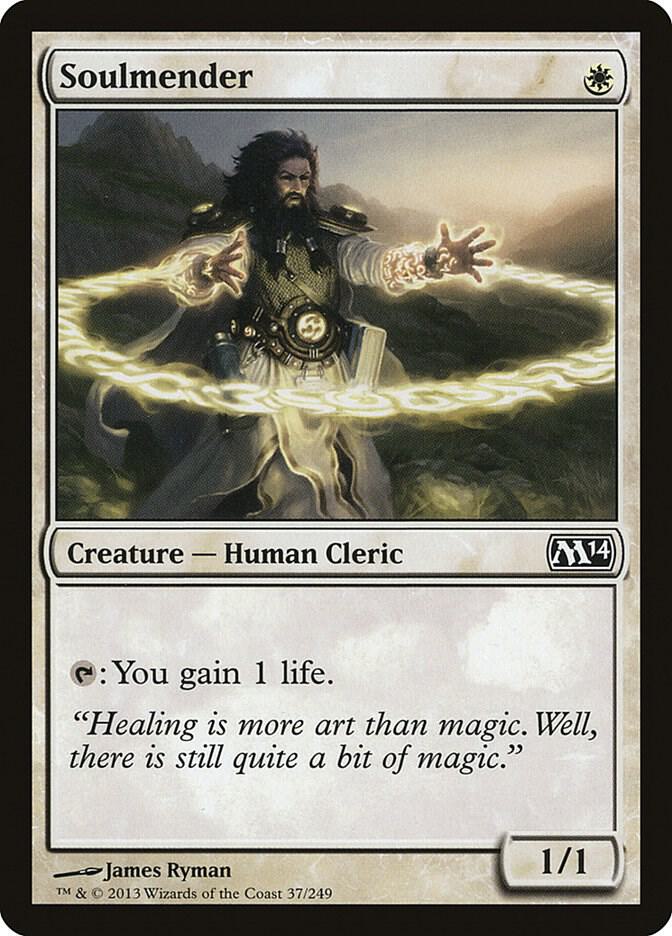 Soulmender 37 card from Magic 2014 (M14)