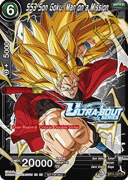 SS3 Son Goku, Man on a Mission (Event Pack 18) BT11-127 card from Tournament Promotion Cards