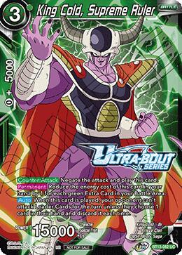 King Cold, Supreme Ruler (Event Pack 18) BT13-082 card from Tournament Promotion Cards
