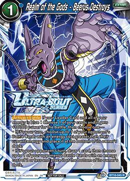 Realm of the Gods - Beerus Destroys (Event Pack 18) BT16-045 card from Tournament Promotion Cards
