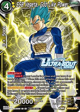 SSB Vegeta, God-Like Power (Event Pack 18) BT23-115 card from Tournament Promotion Cards