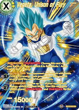 Vegeta, Unison of Fury (Premium Alt-Art Set 2026 Vol.1) EX12-02 card from Tournament Promotion Cards