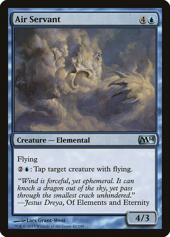 Air Servant 42 card from Magic 2014 (M14)