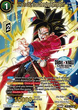 SS4 Son Goku, Cross-Dimensional Fighting Spirit (2026 Championship Regionals Top 16) BT22-116 card from Tournament Promotion Cards