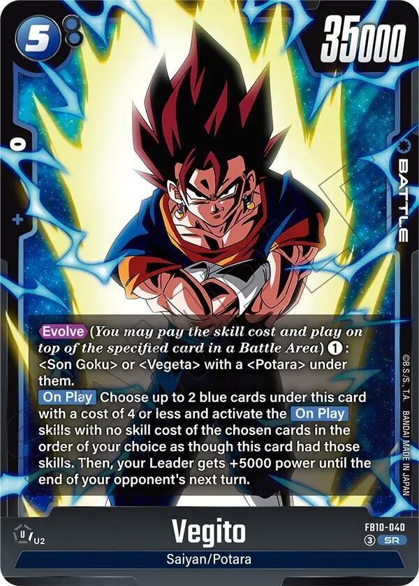 Vegito FB10-040 card from Cross Force