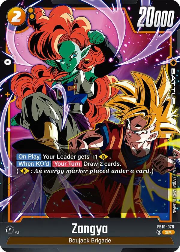 Zangya FB10-078 card from Cross Force